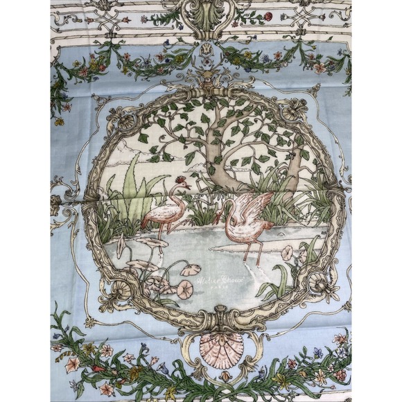 Atelier Choux Other - Atelier Choux Paris Organic 100% Cotton Baby Blanket Flamingos Blue Original